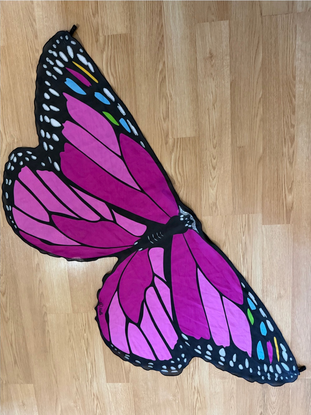 Dreamy Dress Up Magenta Monarch Butterfly Fairy Wing Adult 58”